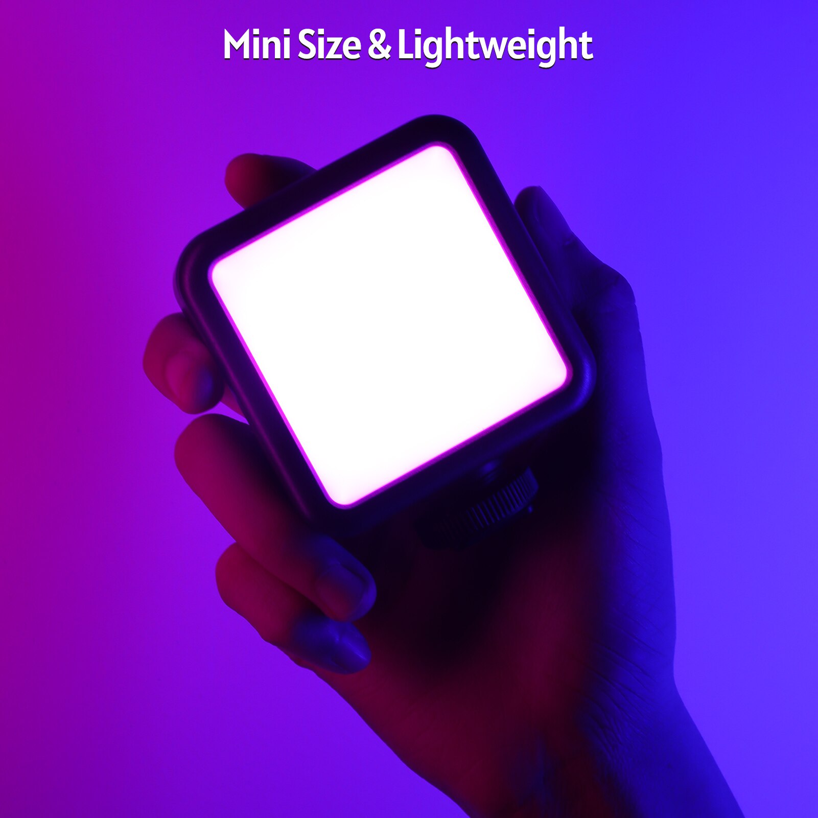 Ulanzi VL49 RGB Video Lichter Mini LED Kamera Licht 2000mAh Rechargable LED Tafel Lampe für Live Streming Foto Video beleuchtung