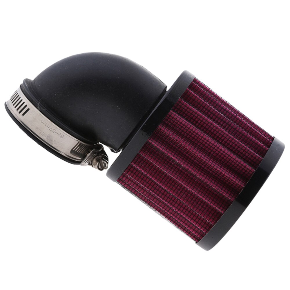 1pc Motorcycle Air Cleaner Modification Filter 90°Elbow Motorbike High