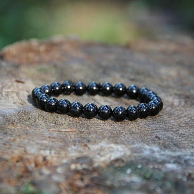 Shungite bracelet from Russia different styles polished EMF protection root chakra healing and cleaning bracelet