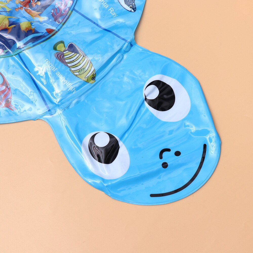 Baby PVC Tummy Time Cushion Sea Turtle Toddler Inflatable Ice Water Patted Mat Interaction Time Toddler Water Pad Playmat Pad (S