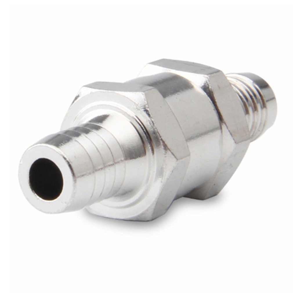 Aluminum Alloy One-way Fuel Pump Check Valve Gasoline Diesel Show Fluid Flow Direction Fuel Pump Check Valve
