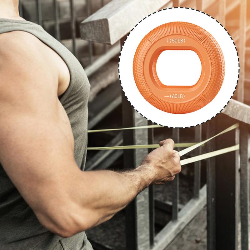 Håndgrepsforsterker dobbel kraft fingertrener silikonringer hjemmegym treningsutstyr håndstyrkende sirkler