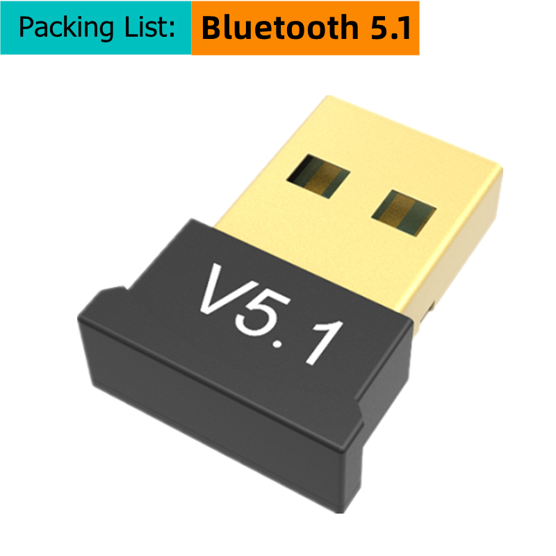 Auto Bluetooth 5,1 Adapter Für PC USB Bluetooth Dongle Bluetooth Empfänger Für Lautsprecher Maus Tastatur Musik Auto Audio- Absender: Weiß