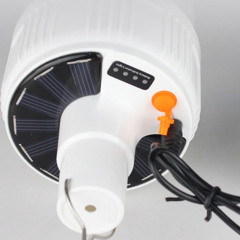80/100w solenergi ledet lyspærer bærbar energisparende ledet lanterne lys nattlampe 37md