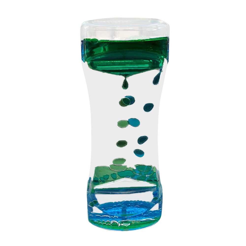 Sablier sablier bicolore minuterie dynamique sablier liquide mouvement barboteur et parfait Fidget: A