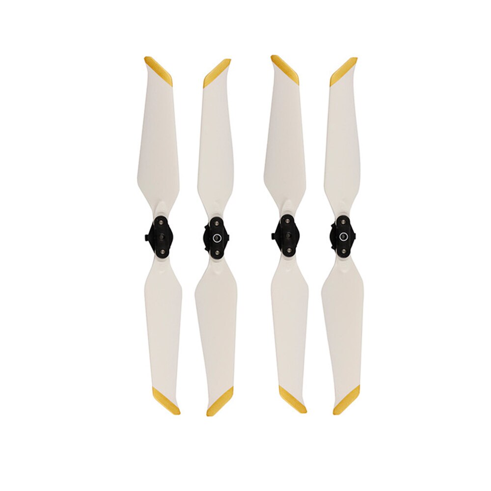 Propeller for DJI Mavic 2 Pro Zoom 8743 Low-Noise Props Quick-Release Blade 8743 Noise Reduction Fan Drone Parts Screw Accessory: 4PCS White