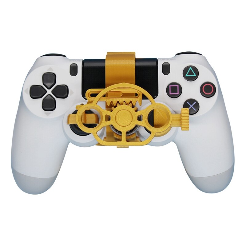 Mini controlador de volante para juegos de carreras para Sony PlayStation PS4 accesorios impresos en 3D: Default Title