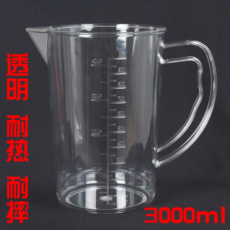 Maatbeker 2 stuks 1000 ml en 2000 ml - Maatbekers - Maatbekerset - Maatbekerset - Meel - Suiker