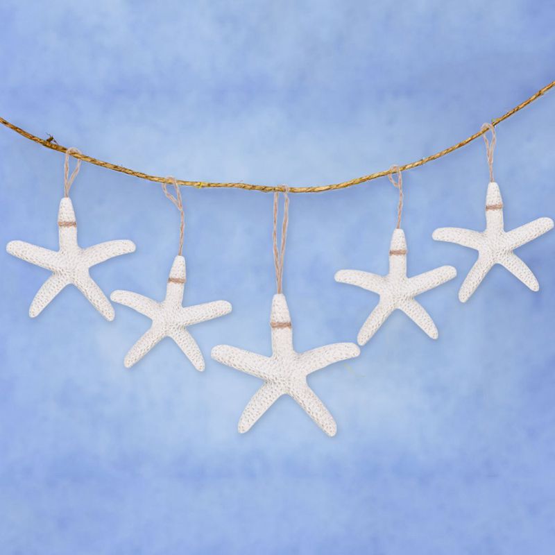 15 Pieces creamy-white Pencil Finger Starfish For Wedding Decor, Home Decor And Craft Project