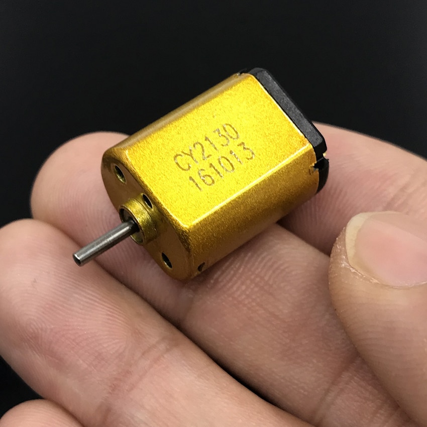 030-2927 DC Micro Motor 1.5-3.7V, 23000rpm-52000 rpm, High Speed Carbon Brush Motor for Car Boat Model, Shaft Diameter 1.5mm