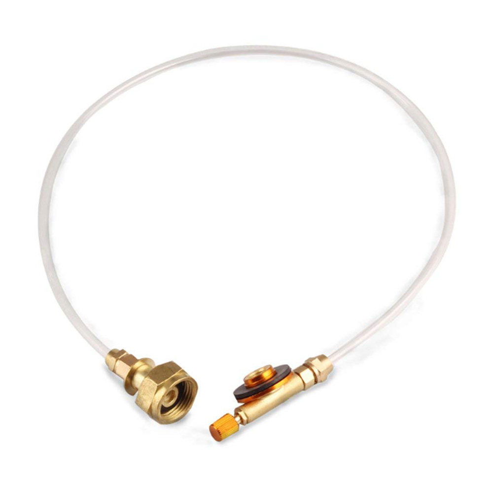 Outdoor Camping Gas Stove Furnace Connector Gas Tank Adapter Hose Connector Cylinder Head Adapter
