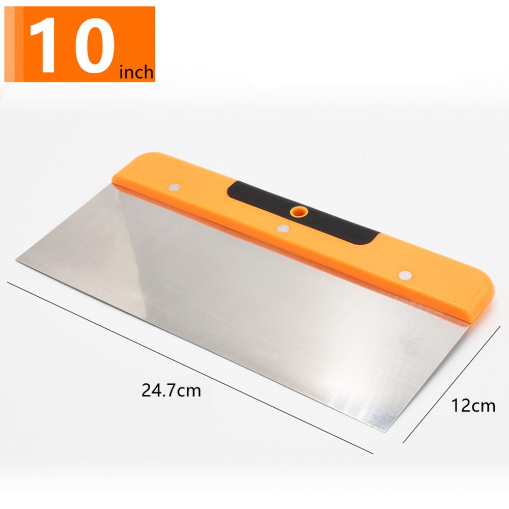 4/6/8/10inch Stainless Steel Putty Knife Scraper Wall Scraping Shovel Plastering Trowel Hand Tool Construction Tools: 10 inch