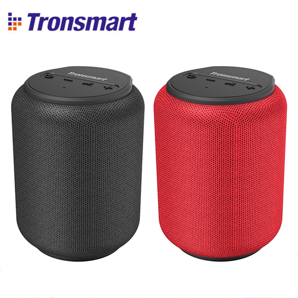 Tronsmart T6 Mini Bluetooth 5.0 Speaker 15W IPX6 Waterdichte Tws Draadloze Speaker 24H Speeltijd 360 Surround Sound voice Assistan