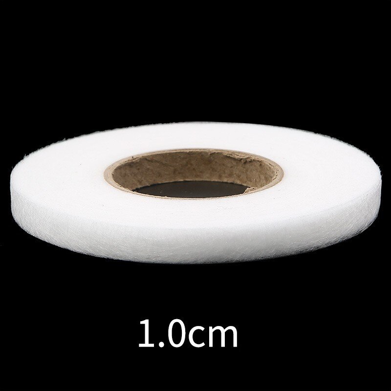 60M Wit Dubbelzijdig Niet-geweven Plakband Doek Zoom Tape Naaien Accessoire Tape Doek Kleding Kreukelzones kleding Gereedschap: white-1x600cm