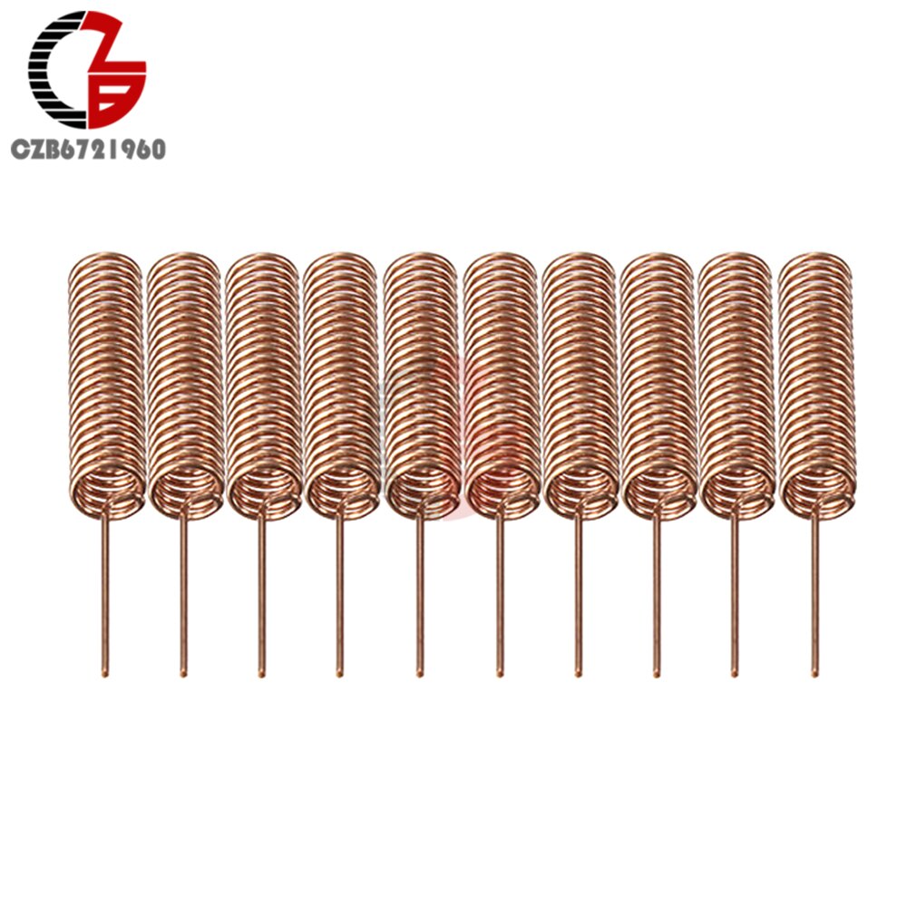 10PCS 433MHZ 2.2 DBI 50 ohm Helical Antenna Spring Antenna for Arduino Remote Control