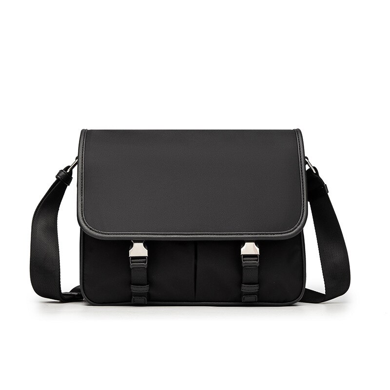 style shoulder bag postman bag multi compartment bag slant across briefcase: Default Title