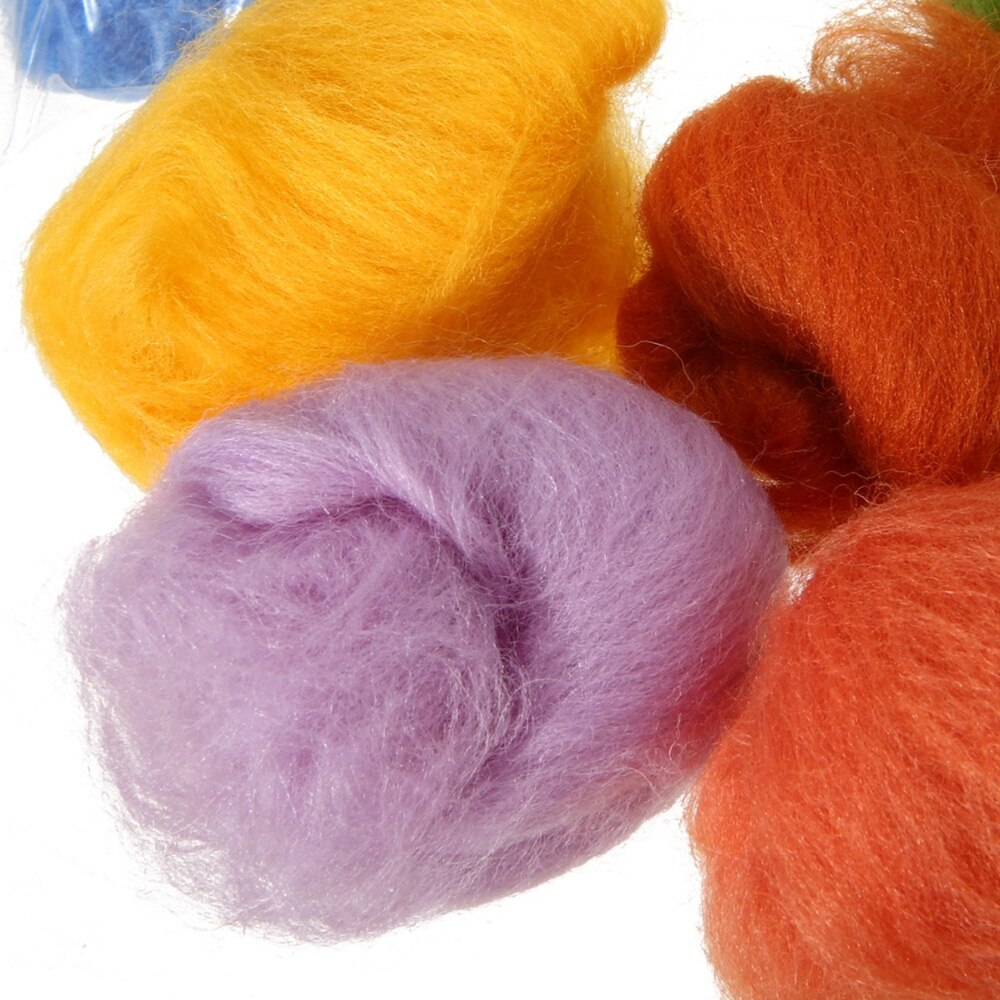 Nålfiltning startsats ullfiltning tillbehör jul nål filtning kit