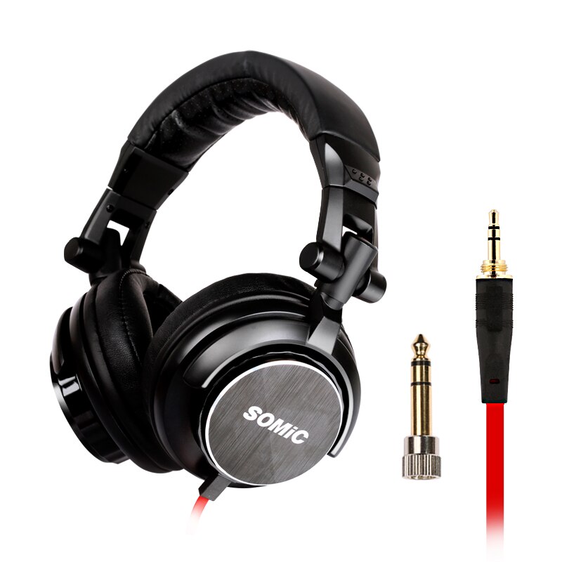 Somic  mm185 hifi-stereo-monitor-kopfhörer mit virtuellem surround-sound, kopfbügel, gaming-headset mit 3.5mm steckern und 50mm treibern