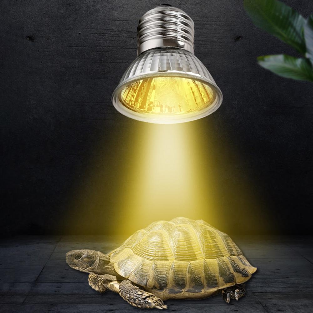 3 in 1 Reptile Lamp Bulb Tanning Sun Lamp UVA UVB Light Lizard Tortoise Climbing Pets Bulb Temperature Control Products
