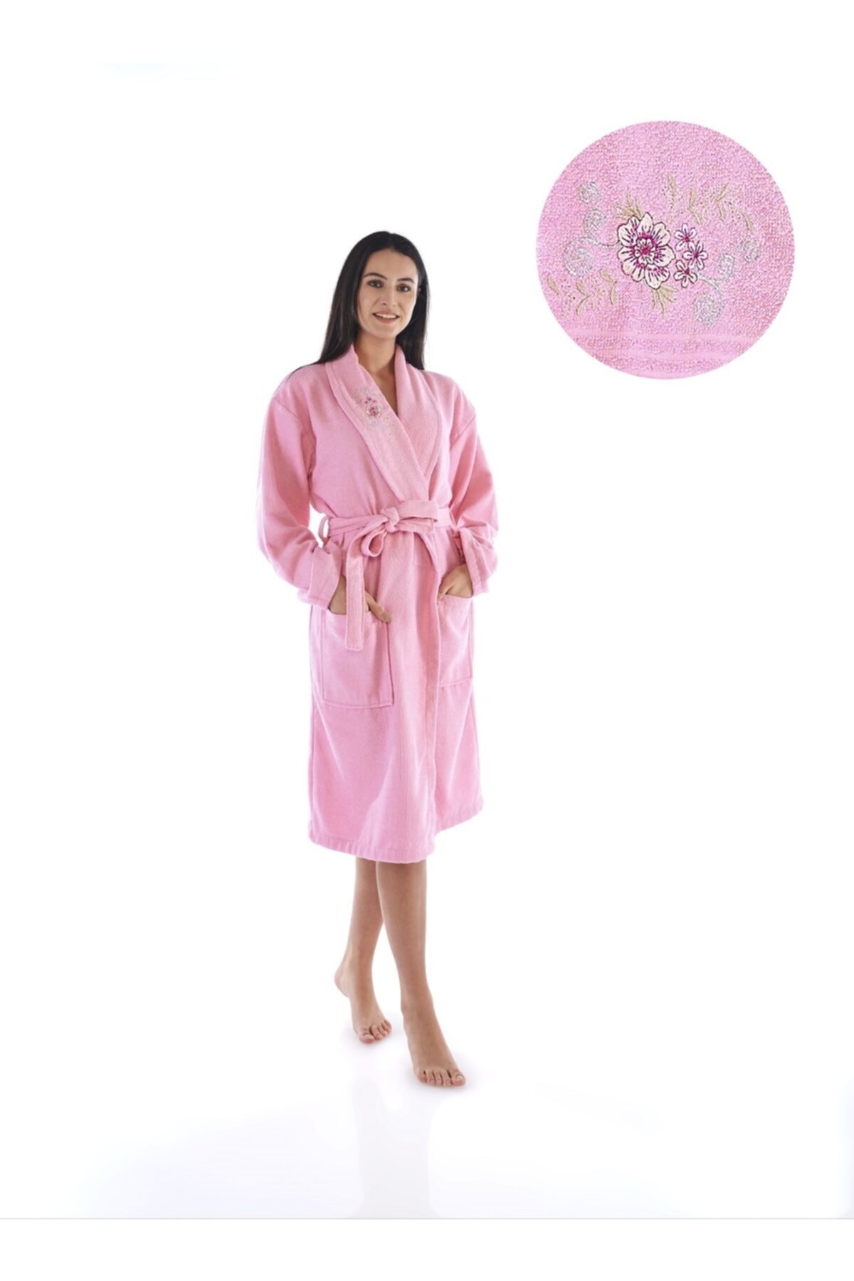 Womens Summer Long Bathrobe Sets Comfortable Fabric Female Sleep Autumn Winter Thick Cotton Bathrobes Women Clothing