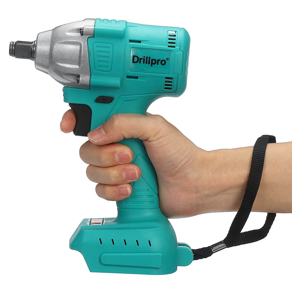 Drillpro 18V akumulatorowy bezszczotkowy klucz udarowy akumulator 1/2 gniazdo elektryczny śrubokręt elektronarzędzie robić baterii litowej Makita