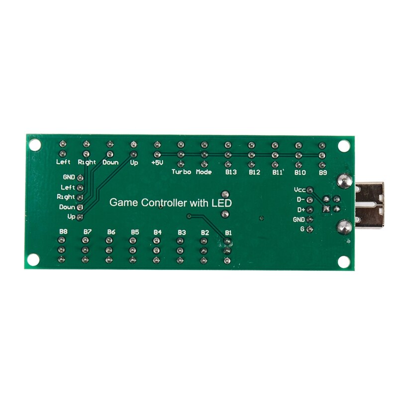 DIY Arcade Joystick Kit USB Computer Joystick with Light Chip 5V Support PC / Android / PS3