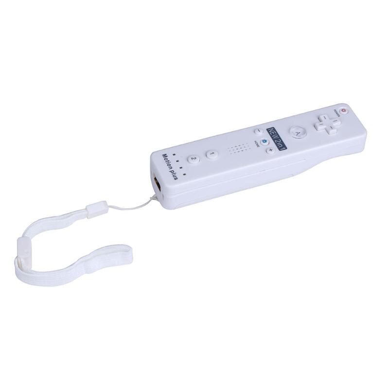 Mutil-functie Draadloze Games Remote Controller voor Wii ingebouwde Motion Plus Nunchuck voor Nintendo met Silicone Soft Case