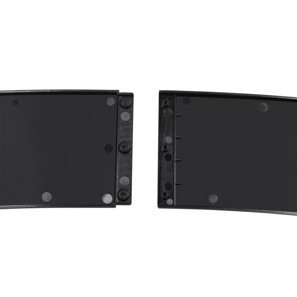 Spoiler Diffuser Car Front Bumper Splitter PP Left Car Front Bumper Splitter Right Bright BlackCar Front Bumper Auto Body Kits