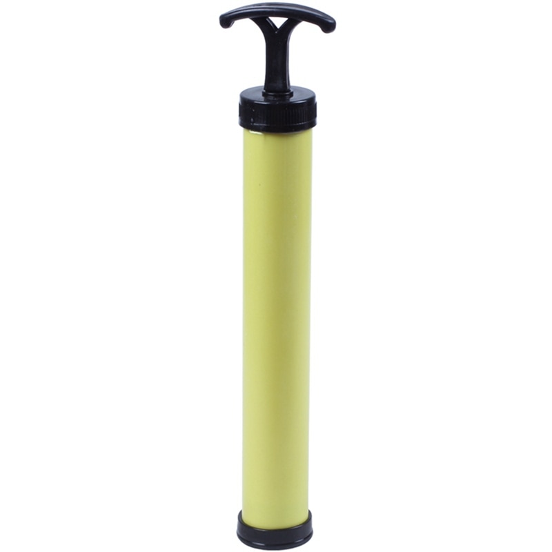 Black Yellow Compressed Storage Bag Air Extracting Vacuum Pump: Default Title