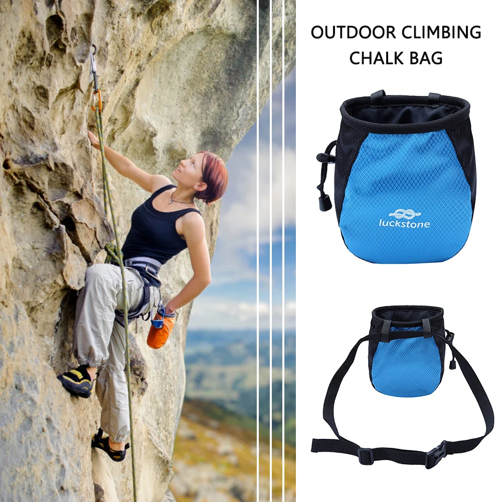 Sac de poudre de magnésium pour l'escalade, sac de craie en polyester imperméable, stockage réglable, levage de paquet WePackage