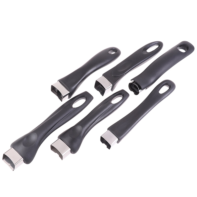 Cabo de panela ergonômico para uso doméstico, longo, anti escaldante, universal, acessórios de cozinha, substituição, removível, baquelite
