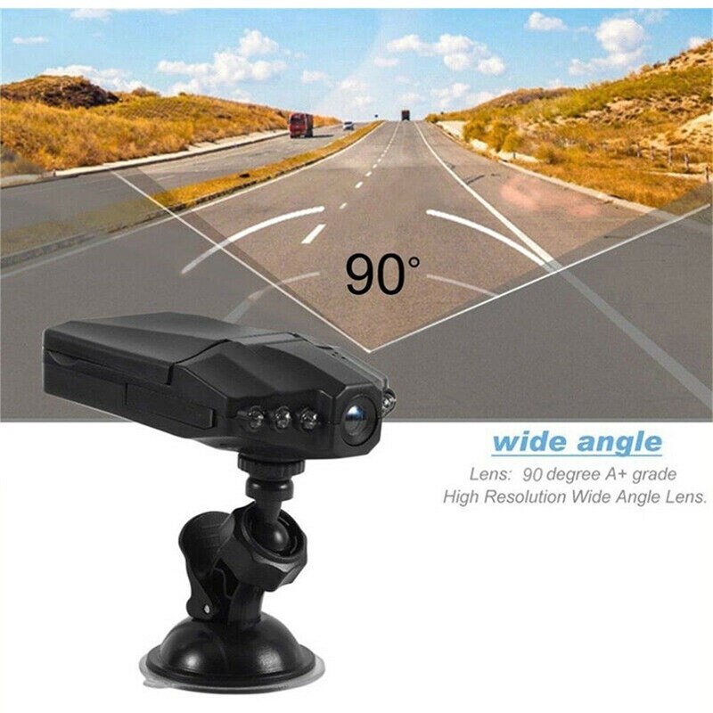 1080P HD Driving Recorder Car Video Recorder Acceleration Sensor Motion Detection Aircraft Head High Definition Recorder