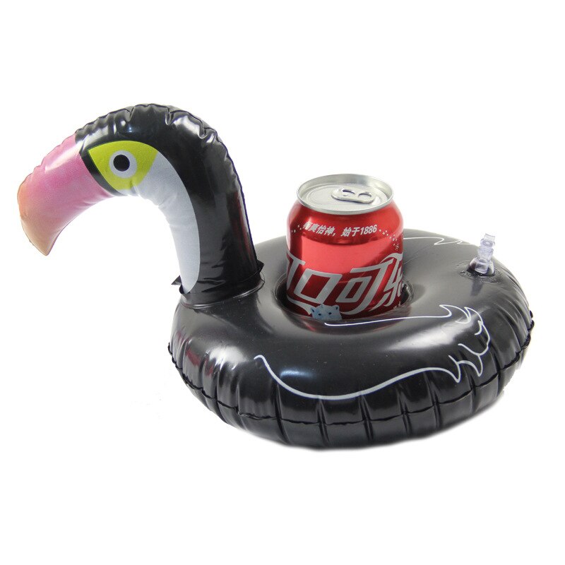 Mini Drijvende Bekerhouder Zwembad Zwemmen Ring Water Speelgoed Party Drank Boten Baby Zwembad Speelgoed Opblaasbare Drink Houders Swimring C: 12