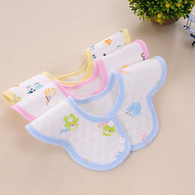 Mittagessen Fütterung Lätzchen Baby Wasserdicht Karikatur drucken Speichel Handtuch Fütterung Tuch Kleinkind Kleinkind Jungen Mädchen Fütterung Bandanas Schürze