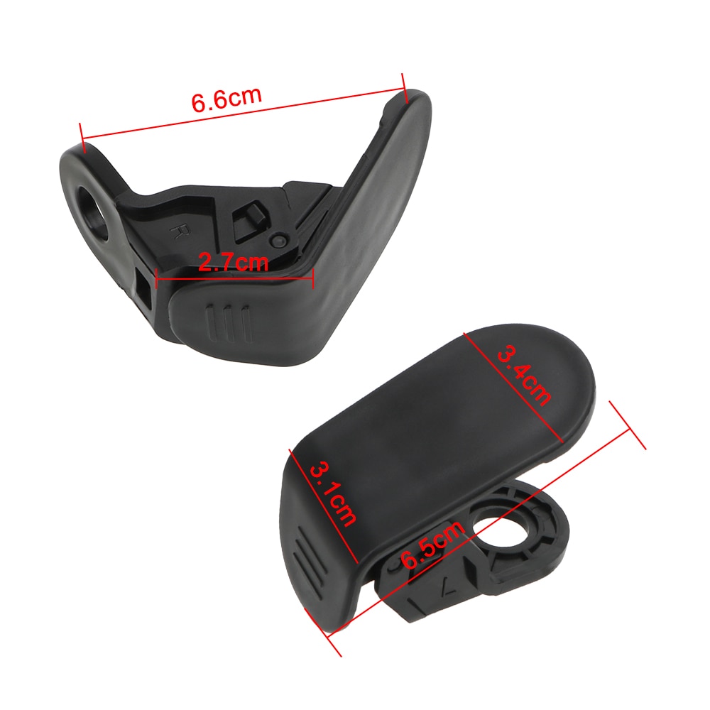 Leepee 2 stk eject clip installation bil front bagagerum krog reserve boks krog abs bil interiør tilbehør til tesla model 3