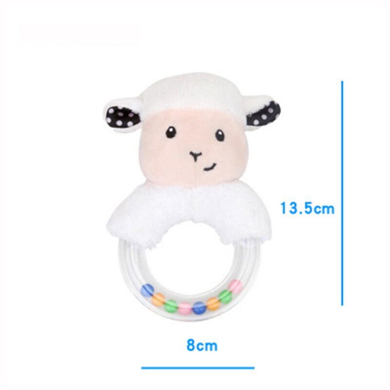 Montessori Rammelaars Dier Bed Bel Mobiles Peuter Speelgoed Crib Speelgoed Voor Kids Zachte Muzikale Educatief Pasgeboren Baby Rammelaars: SWJ002-Sheep