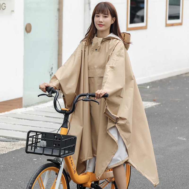 Poncho de lluvia para mujer, chubasquero, chaqueta, Abrigo con capucha para senderismo y ciclismo