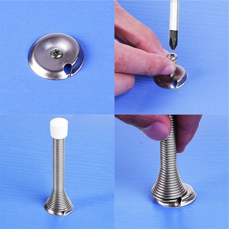 Door Stopper Spring Doorstoper Spring Long Handle Door Stopper Home Doorstop Stop Floor Tope Puerta Dodgers Spring Door Stopper