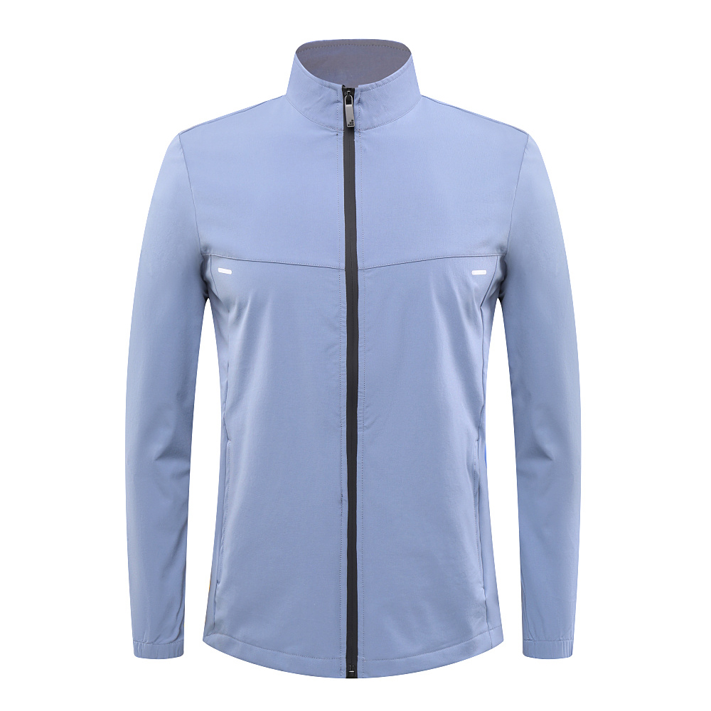 Männer Langarm wasserdichte Kompression T-Shirt einfarbig elastisch laufen Fitness T-Hemden Jacke Mann Sport Ausbildung Sport