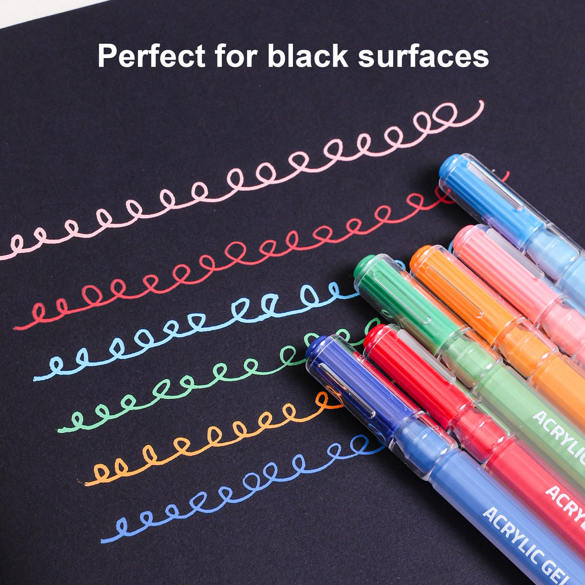 LANGUO-rotuladores resaltadores de 6 colores, marcadores artísticos de pintura acrílica no tóxicos de secado rápido para estudiantes, suministros de papelería coreana