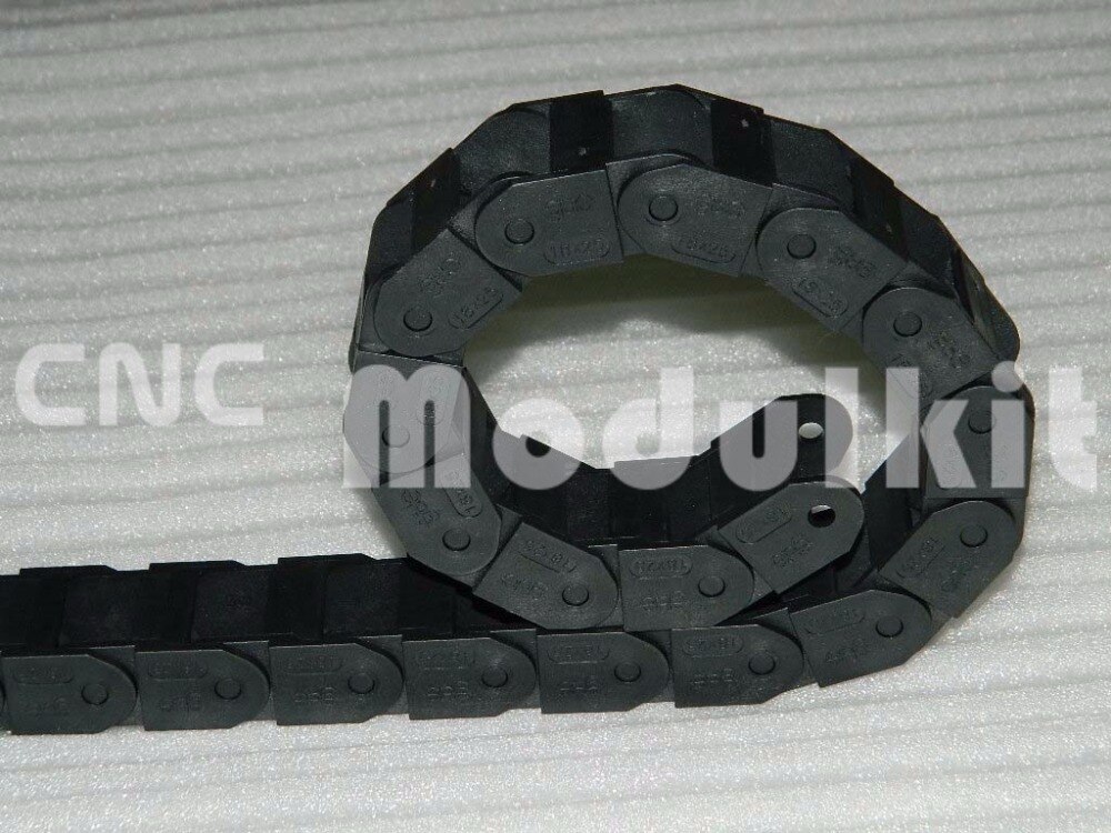 CNC Router Cable Drag Chain Link Opened Internal 18 X 37 External 24 X 43 Wire Carrier CNC Industrial Nylon Plastic CNC Modulkit