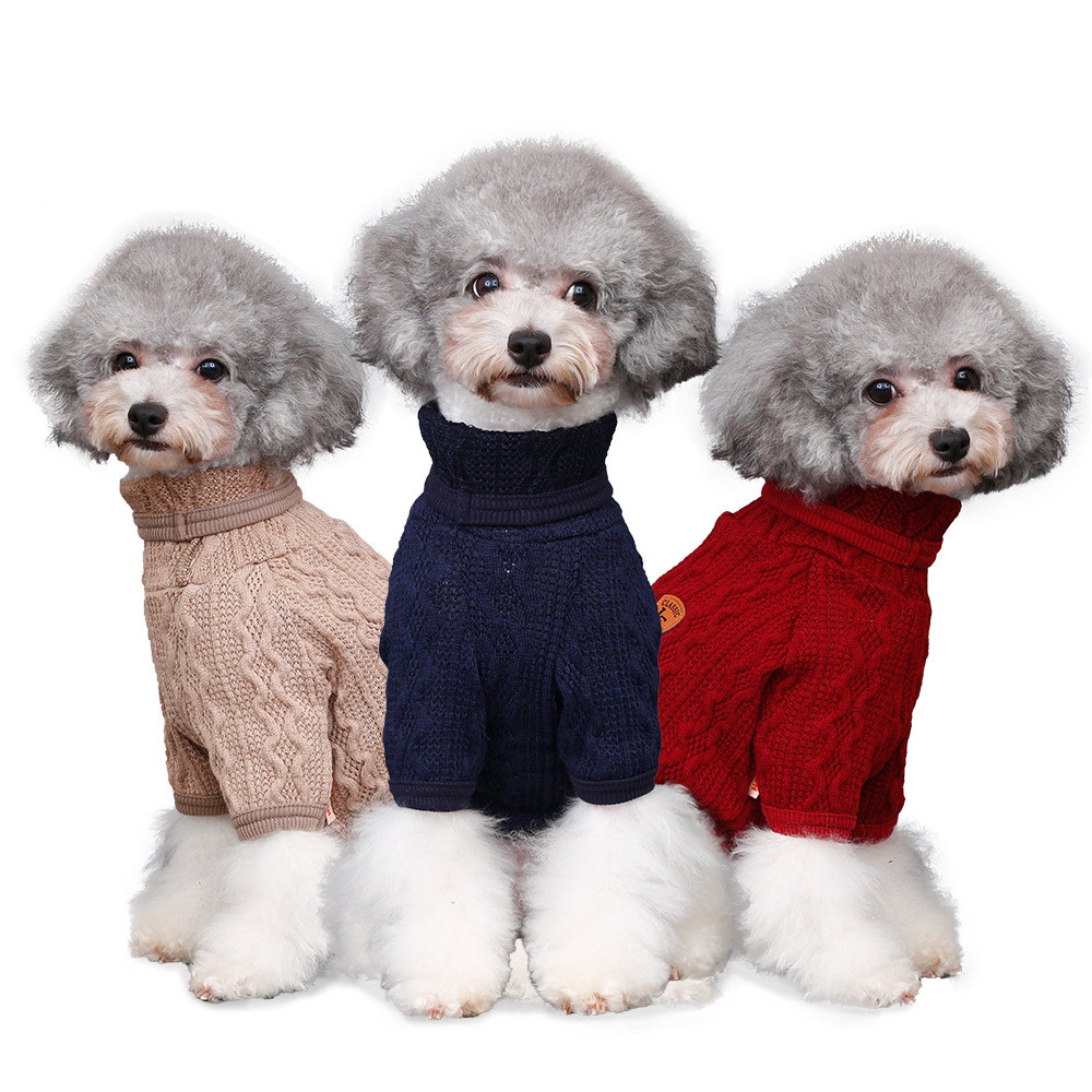 Uitverkoop-Hond Kleding voor Honden Kat Gebreide Trui Kitten Jas voor Honden Puppy Klassieke Sweatshirt Huisdier Jas