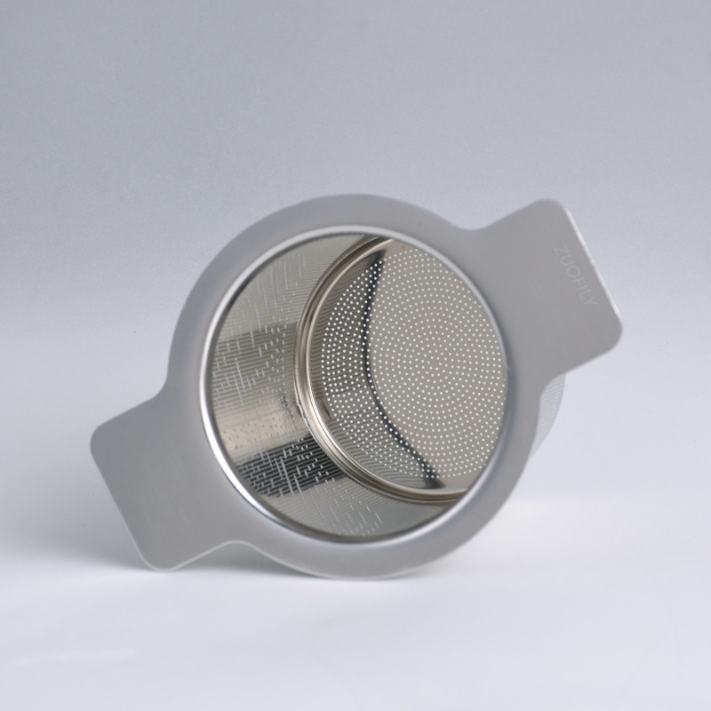 Double Handle Tea Leak 304 Stainless Steel Tea Infuser Fine Mesh Coffee Filter Teapot Cup Hanging Loose Leaf Tea Strainer