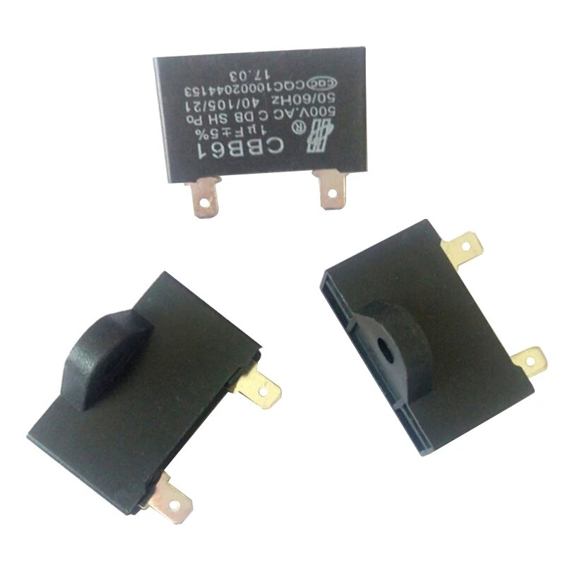 5 PCS Motor Start Run Capacitor CBB61 AC 500V 1UF Water Hater Fan / Motor Starting Capacitor
