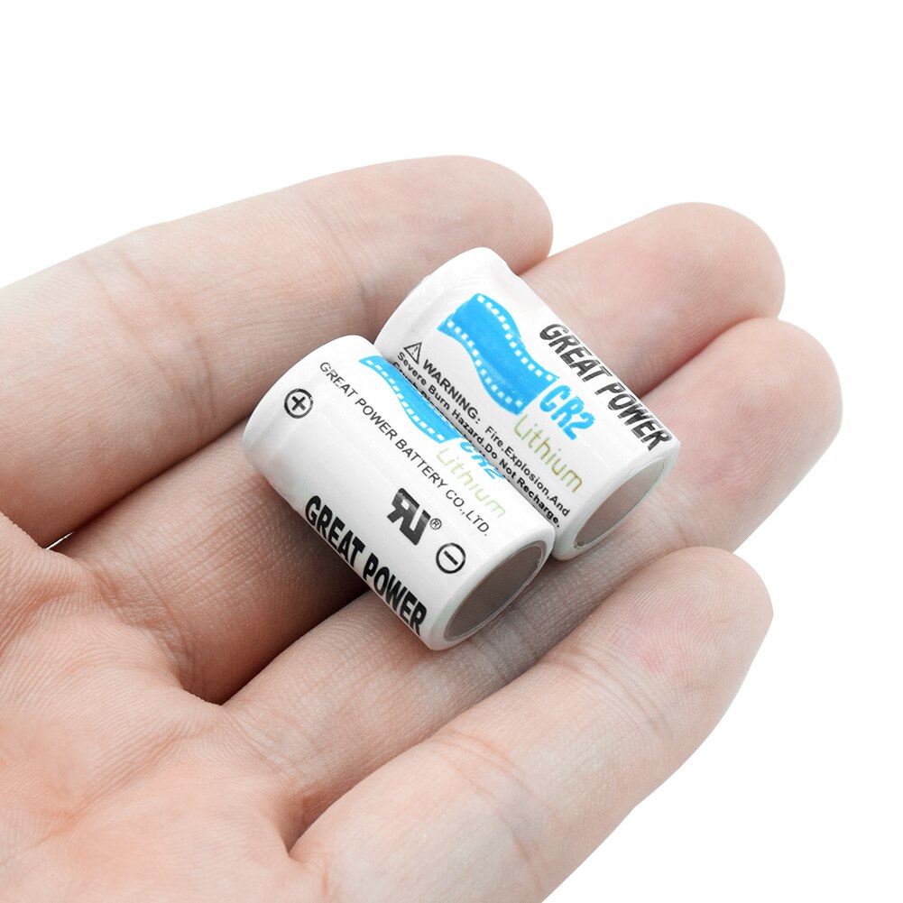 High Energy Density 800mAh / 3.0V CR2 Li-Mn Battery, CR15270 Battery For Camera - Foto 8