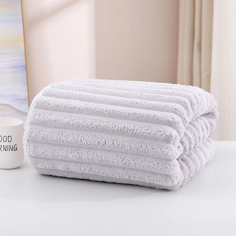 Coral fleece towel, large bath towel, thickened face towel, household quick drying, absorbent, soft and non shedding towel: XS（old） / 22#