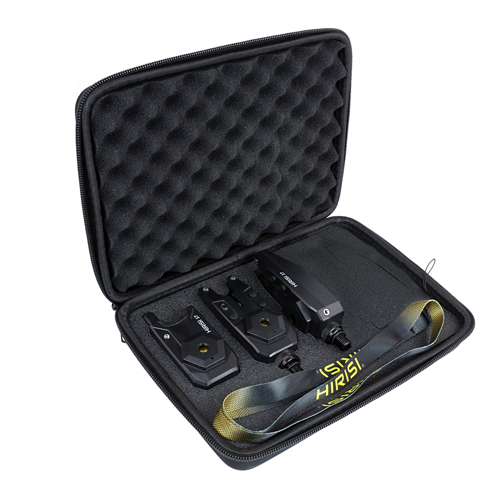 Hirisi Wireless Carp Fishing Alarm Set Waterproof Bite Alarm Indicator Carp Fishing Tackle 1+2 Set S7 Fishing Accessories: Golden