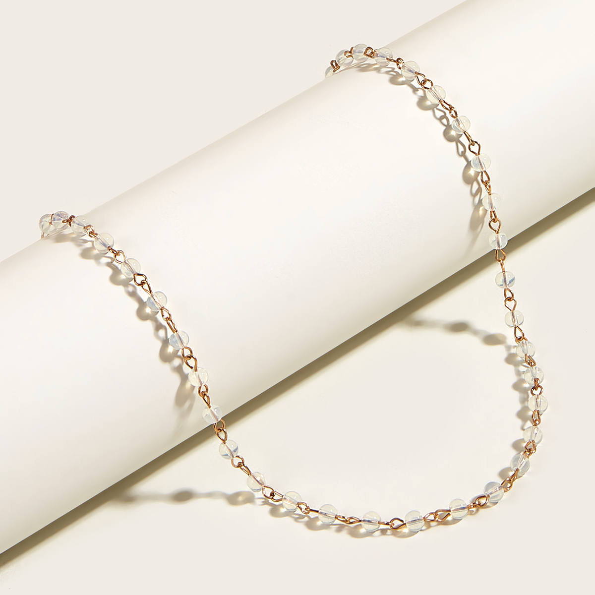 ketting sieraden necklace Zwarte Kleine Ronde Kraal Ketting Ketting Voor Vrouwen Verstelbare Ketting Ketting Mode-sieraden Collares Para Mujer Collares