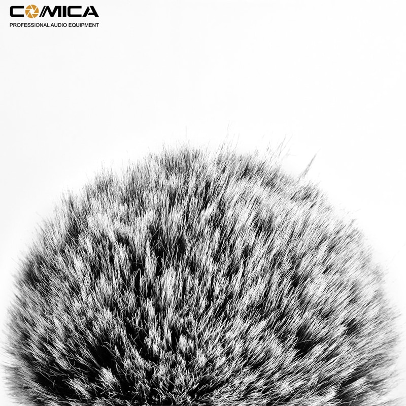 Comica Windmuff CVM-MF1 extérieur Furry Microphone pare-brise pour Clip sur Lavalier cravate Microphone (3 Pack)