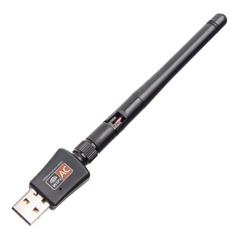 USB Wifi Adapter 5.8GHz+2.4GHz Wi-fi Receiver High Speed 600Mbps Wi-fi Antenna Wireless PC Network Card 802.11ac